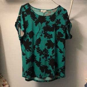NWT Calvin Klein short sleeve blouse